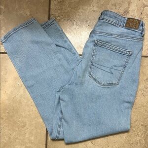 American Eagle Outfitters Light Blue High Rise Women's Jeans